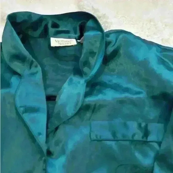 Victoria Secret Vintage Gold Label Long Slip‎ Dress Long Sleeve Sz S - Picture 2 of 4